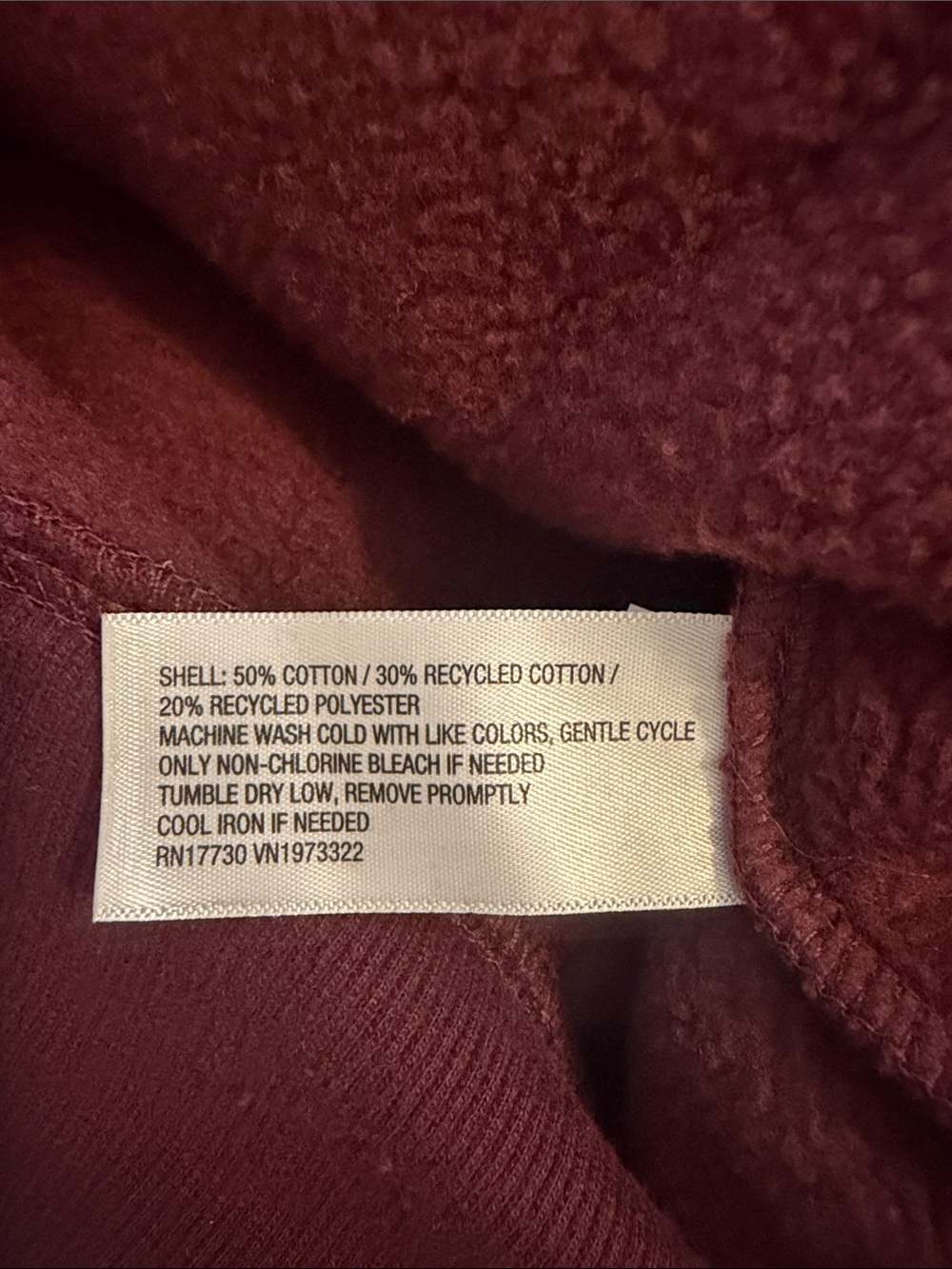 wild fable Burgundy 'Brunch Club' Pullover Sweatshirt - Picture 7 of 7
